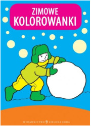 Moje kolorowanki. Zimowe kolorowanki - okładka książki