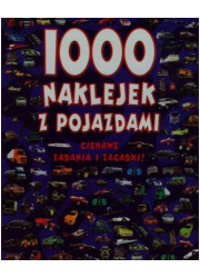 1000 naklejek z pojazdami - okładka książki
