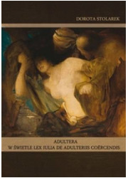 Adultera w świetle lex Iulia de - okładka książki