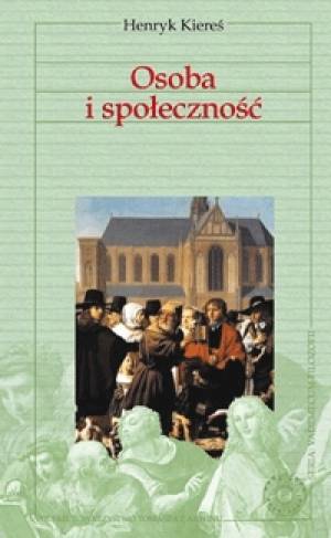 Osoba i społeczność - okładka książki