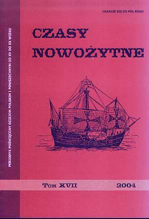 Czasy nowożytne. Periodyk poświęcony - okładka książki