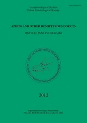Mszyce i inne pluskwiaki (2012) - okładka książki