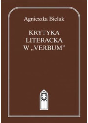 Krytyka literacka w Verbum - okładka książki