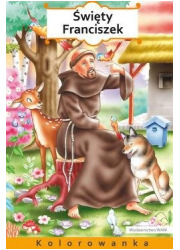 Święty Franciszek. Kolorowanka - okładka książki