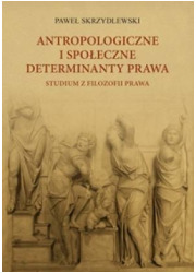 Antropologiczne i społeczne determinanty - okładka książki