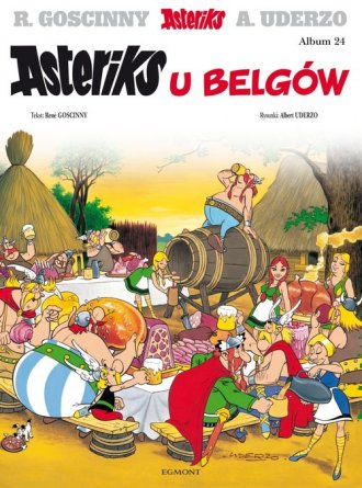 Asteriks u Belgów. Album 24 - okładka książki