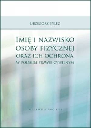 Imię i nazwisko osoby fizycznej - okładka książki