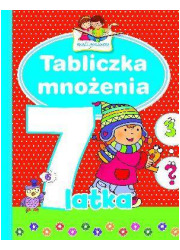 Tabliczka mnożenia 7-latka. Mali - okładka książki