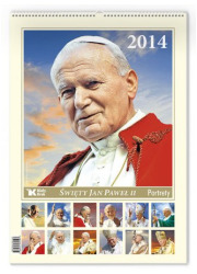 Kalendarz 2014. Jan Paweł II - okładka książki
