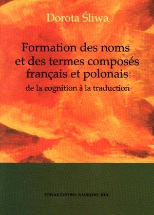 Formation des noms et des termes - okładka książki