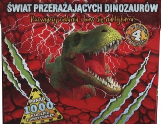 Świat przerażających dinozaurów - okładka książki