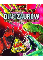 Świat przerażających dinozaurów - okładka książki