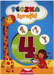 Teczka Żyrafki 4-latka - okładka książki