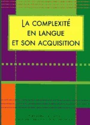 La complexite en langue et son - okładka książki