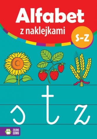 Alfabet z naklejkami S - Z - okładka książki