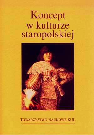 Koncept w kulturze staropolskiej - okładka książki