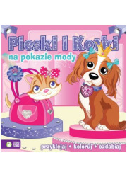 Pieski i kotki na pokazie mody - okładka książki