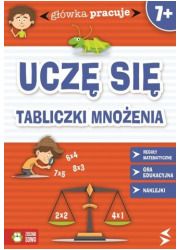 Główka pracuje. Uczę się tabliczki - okładka książki