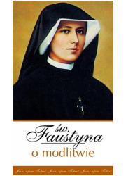 Św. Faustyna o modlitwie - okładka książki