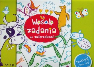 Wesołe zadania ze zwierzakami. - okładka książki