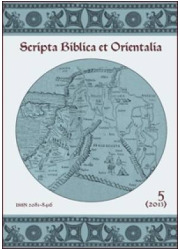 Scripta Biblica et Orientalia 5(2013) - okładka książki