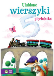 Ulubione wierszyki pięciolatka - okładka książki