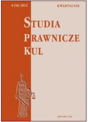 Studia prawnicze KUL, 4(56)/2013 - okładka książki