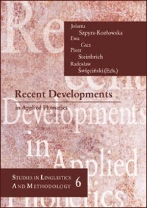 Recent Developments in Applied - okładka książki