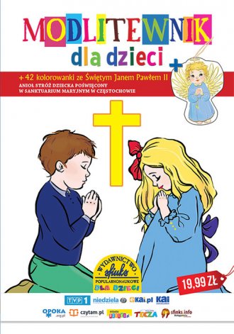 Modlitewnik dla dzieci. 42 kolorowanki - okładka książki