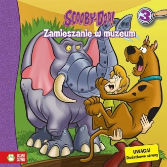 Zamieszanie w muzeum. Scooby-Doo - okładka książki