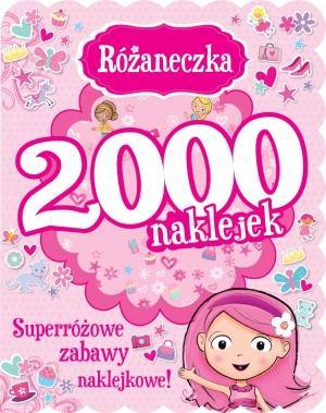 Różaneczka. 2000 naklejek. Superróżowe - okładka książki