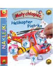 Mały chłopiec. Naklejki. Helikopter - okładka książki