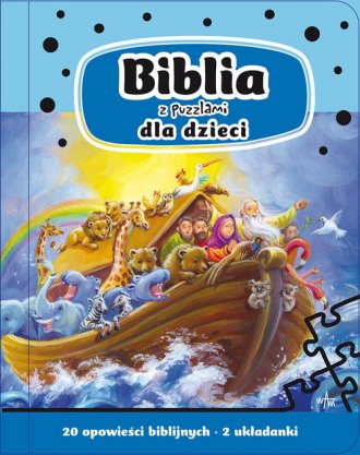 Biblia z puzzlami dla dzieci - okładka książki