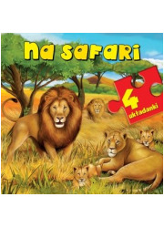 Na safari (4 układanki) - okładka książki