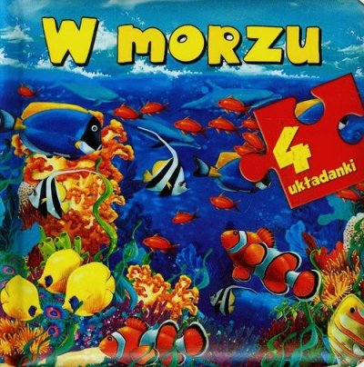 W morzu (4 układanki) - okładka książki