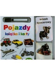 Pojazdy. Książka i karty ścieralne - okładka książki