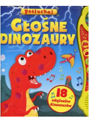 Hałaśliwe dinozaury - okładka książki