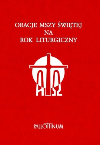 Oracje Mszy świętej na rok liturgiczny - okładka książki