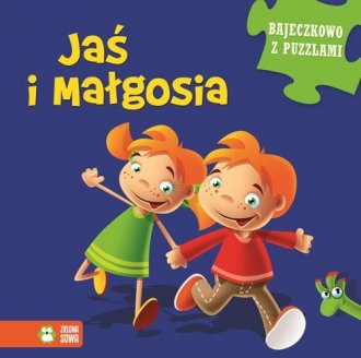 Jaś i Małgosia. Bajeczkowo z puzzlami - okładka książki