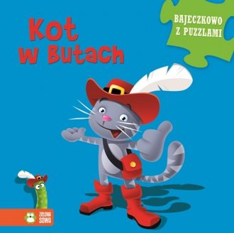 Kot w butach. Bajeczkowo z puzzlami - okładka książki