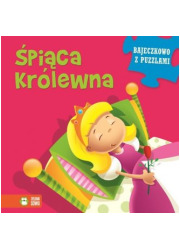 Śpiąca Królewna. Bajeczkowo z puzzlami - okładka książki