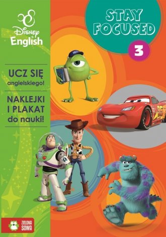 Stay Focused cz. 3. Disney English - okładka podręcznika