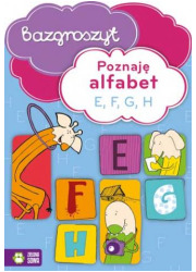 Poznaję alfabet E, F, G, H. Bazgroszyt - okładka podręcznika