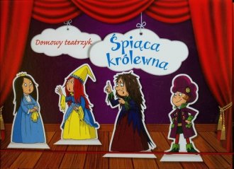 Śpiąca królewna. Domowy teatrzyk - okładka książki