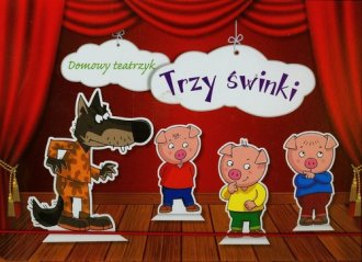 Trzy świnki. Domowy teatrzyk - okładka książki