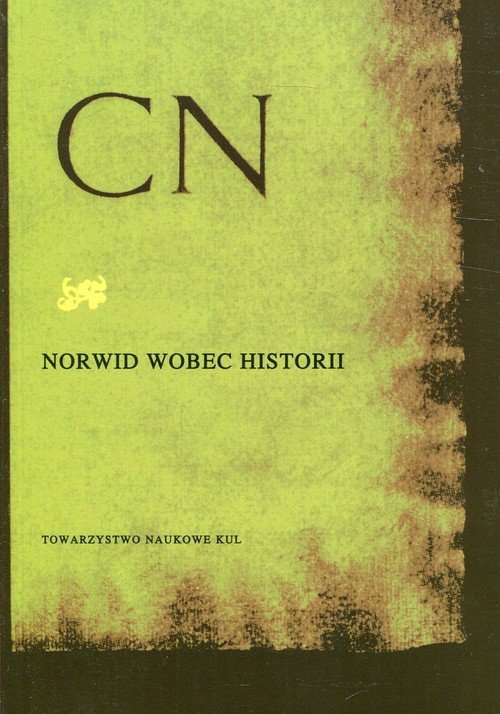 Norwid wobec historii - okładka książki