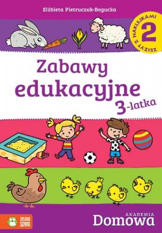 Zabawy edukacyjne 3-latka 2 - okładka podręcznika