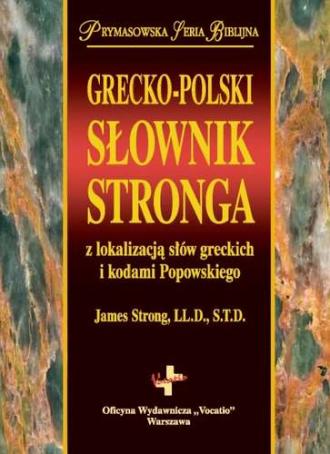Grecko-polski słownik Stronga z - okładka książki