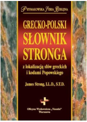 Grecko-polski słownik Stronga z - okładka książki