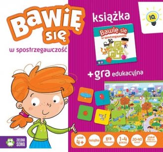 Bawię się w spostrzegawczość - okładka książki